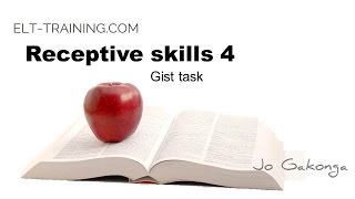 CELTATeaching receptive skills 4 [upl. by Holtorf]