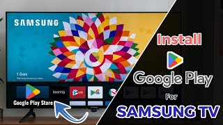 Samsung Smart TV How to Install Google Play Store Using a TV Box [upl. by Esiuol817]