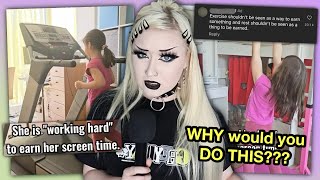 TikTok Mom MAKES Kid Exercise FOR SCREEN TIME [upl. by Keegan970]