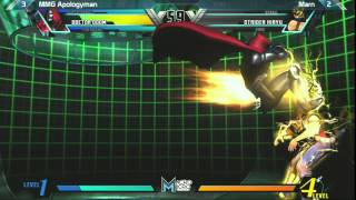 UMVC3 MMG Apologyman vs Marn  FT7  Alpha Clash 11 [upl. by Montanez]