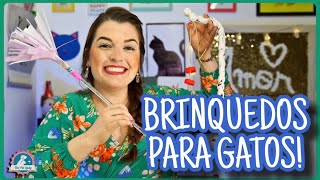 4 BRINQUEDOS PARA GATOS  DIY  The Pet Lady [upl. by Flam]