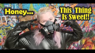 Honeywell 5500 Series Half Mask Respirator Gas Mask Unboxing Show amp Tell 🖤🐝🖤 [upl. by Amesari]