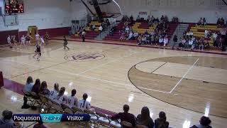 Poquoson Varsity Girls Basketball vs Bruton [upl. by Rockefeller]