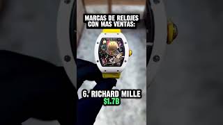 Las 10 Marcas de Relojes con más VENTAS 💸 [upl. by Giraud]