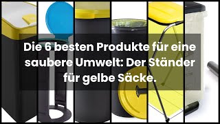 【Ständer gelber sack】Die 6 besten Produkte für eine saubere Umwelt Der Ständer für gelbe Säcke 🙂 [upl. by Kronick]