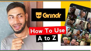 How To Use Grindr App  Id kaise Banaye  Gay Dating App 🎭 [upl. by Hurlee47]