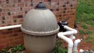 How to change sand in a pool filter part 2 [upl. by Ahtilat911]