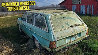 First Wash in 20 Years ABANDONED Barn Find Mercedes 300TD  Car Detailing Restoration [upl. by Merwyn641]