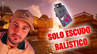 💀 ¡GANANDO SOLO con ESCUDO BALÍSTICO 💀  FORTNITE ZB [upl. by Ayerhs162]