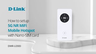 How to set up DLink DWRU2000 WIFI 5 5G NR MIFI [upl. by Akirdnas]