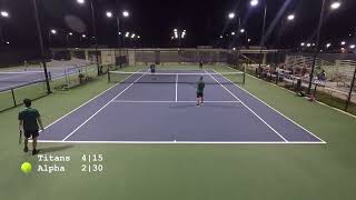 40 div  Nissan Titans vs Alpha Mavericks 10012024  Guam tennis [upl. by Okajima]