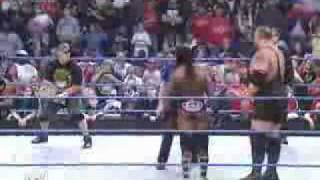 John Cena amp Batista Vs King Booker amp Big Show part 1flv [upl. by Nnalyrehs]