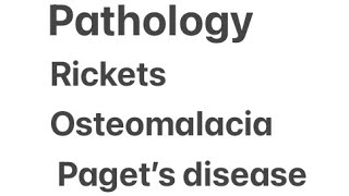 Rickets osteomalacia amp Paget’s disease pathology [upl. by Doro]