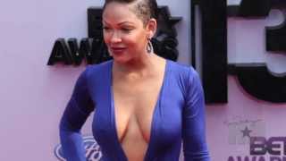 Meagan Good Flaunts Her Goods At BET Awards  HipHollywoodcom [upl. by Hnao]