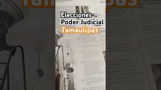 Elecciones Poder Judicial Tamaulipas poderjudicial tamaulipas cdvictoria [upl. by Anileda]