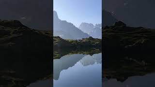 LAC DES CHÉSERYS  Reflet et panorama sur le massif du MontBlanc [upl. by Ramaj606]