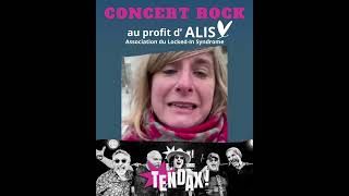 Soutien de la marraine dALIS la violoniste et chanteuse Aurore Voilqué pour le concert dALIS24 [upl. by Silera]