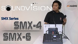 รีวิว มิกเซอร์ อนาล็อก SOUNDVISION SMX Series SMX4  SMX6  เอทีเครื่องเสียง [upl. by Gipsy]