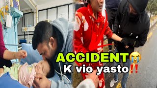 Hospital bata farkera aauda bato ma accident vayo Buda bude ko bejok😭k vio yasto‼️Crazyneetu1 [upl. by Kotick851]