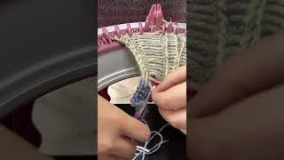 How to make ribbing on the sentro knitting machine sentro sentroknittingmachine knittingmachine [upl. by Laughlin]