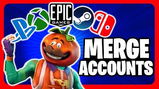 How to LINK FORTNITE Account to EPIC GAMES ACCOUNT on PS5XboxPCSwitch  MERGE FORTNITE Accounts [upl. by Kjersti]