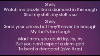 Moana  Jemaine Clement  Shiny Lyrics [upl. by Adabelle978]