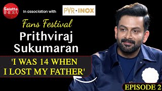 Prithviraj Sukumaran on Aadujeevitham dads deathREACTS to Fahadh Faasils video message Fan Fest [upl. by Nahum]