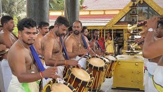 Marattil Kottaram Bhagavathy Temple  Panchari Melam Poonithura Sreeraj Marar [upl. by Aicertal]