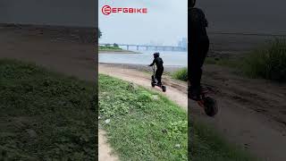 🔥🔥💕5600W Electric scooter daily off road ride EFGBIKE ES09 offroad Escooter electricscooterfun [upl. by Trini334]