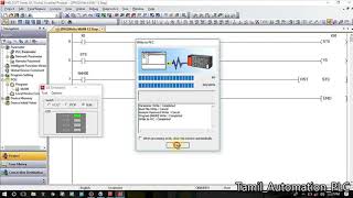 Mitsubishi PLC programming in Tamil 7 Basic Instructions 3 Retentive timer [upl. by Amandi]