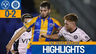 2425 HIGHLIGHTS  Shrewsbury Town 02 Stockport County  visitors pick up three points [upl. by Naltiak]