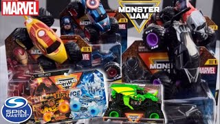 NEW Spin Master Monster Jam MARVEL Diecasts REVEALED Fire amp Ice Is BACK NEW Combo Packs amp MORE [upl. by Weeks391]