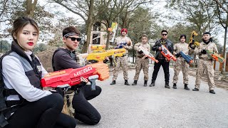 LTT Game Nerf War  Warriors SEAL X Nerf Guns Fight Mr Close Elite Squad Of Soldiers Participating [upl. by Ruckman]