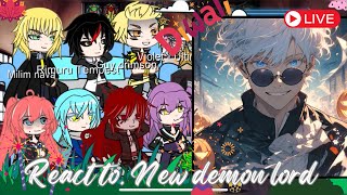 10 Great demon lords react to Gojo Satoru as new lord  jujutsu kaisen  Rimuru Tempest  Gacha [upl. by Leone998]