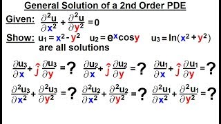 Math Partial Differential Eqn  Ch1 Introduction 16 of 42 Some Solutions of a 2nd Order PDE [upl. by Risteau]