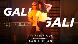 Gali Gali  Aadil Khan Choreography  ft avika Gor amp Students [upl. by Aernda350]