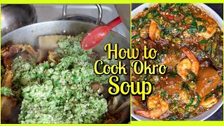 Easiest amp Delicious Okro Soup Recipe  Beginner Friendly [upl. by Nesiaj]