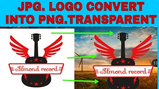 How to convert JPGPHOTO LOGO into transparent PNG logoonline [upl. by Theone]