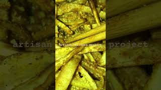 homemade parsnip fries with cayenne sea salt nutritional yeast dailyshorts vlog video [upl. by Aiuqal867]