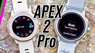 COROS APEX 2 Pro amp APEX 2 Review  New HR Sensors GPS Chipsets and More [upl. by Rora]