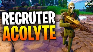 Comment Recruter des Personnages ou des Acolytes Vaincus Fortnite Astuce Emplacement Guide Défi [upl. by Aleron]