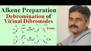 Alkenes preparation Debromination of Vicinal Dibromides [upl. by Tecil]