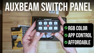 Auxbeam AR800 8 Gang Switch Panel  Unboxing Install Initial Impressions [upl. by Malcom829]