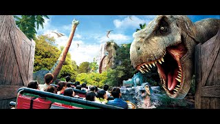 USJ Jurassic Park The Ride Front Seat Osaka Universal Studios Japanジュラシックパーク・ザ・ライドWorld tour [upl. by Ayerhs59]