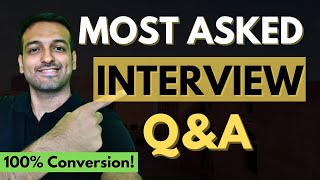 MBA Interview Questions that you must prepare for [upl. by Irodim]