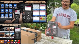 KingBolen BM520 12Volt Car Battery Alternator Starter Load Tester 6V Motorcyle 24V Trucks UNBOXING [upl. by Parsifal280]