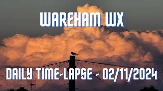 Wareham  Daily Timelapse  02112024 [upl. by Archambault]