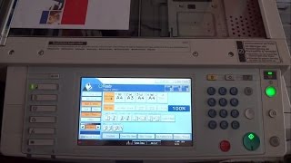 How to Scan using RICOH Copier [upl. by Adian]