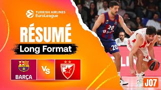 Barcelone vs Etoile Rouge  Résumé long format  EuroLeague J06 [upl. by Corb]