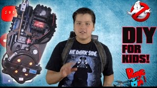 DIY How to make your own Ghostbusters Proton Pack for CHEAP Home made Cazafantasmas barato [upl. by Navnod4]